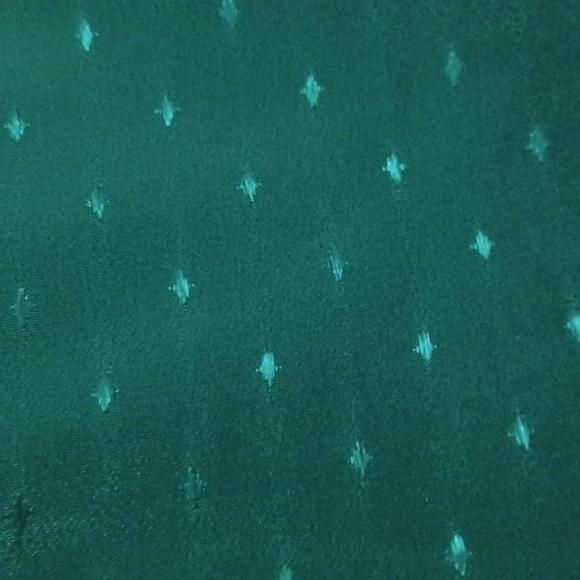 Emerald diamond vintage cowlneck midi dress size 3 made in Italy - Picture 5 of 6